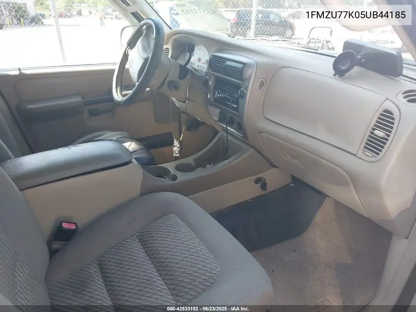2005 Ford Explorer Sport Trac Adrenalin/Xls/Xlt VIN: 1FMZU77K05UB44185 Lot: 42533192