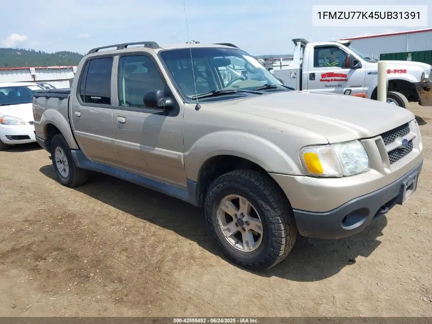 2005 Ford Explorer Sport Trac Adrenalin/Xls/Xlt VIN: 1FMZU77K45UB31391 Lot: 42595492