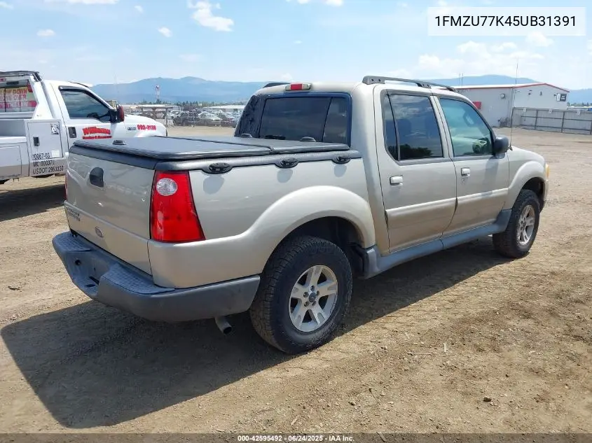 2005 Ford Explorer Sport Trac Adrenalin/Xls/Xlt VIN: 1FMZU77K45UB31391 Lot: 42595492