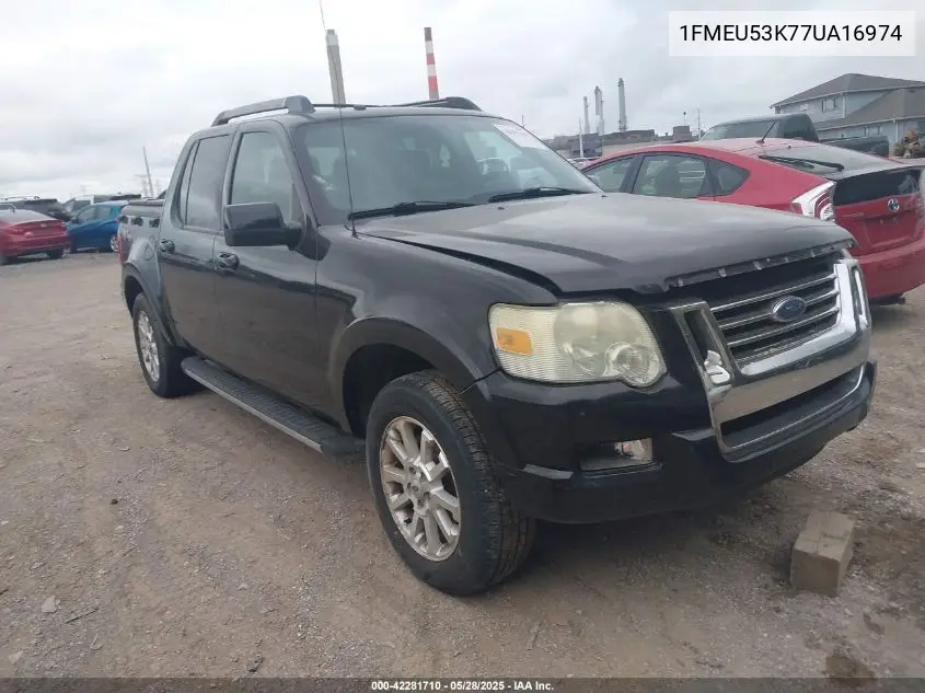 2007 Ford Explorer Sport Trac Limited VIN: 1FMEU53K77UA16974 Lot: 42281710