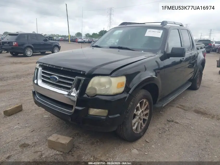 2007 Ford Explorer Sport Trac Limited VIN: 1FMEU53K77UA16974 Lot: 42281710