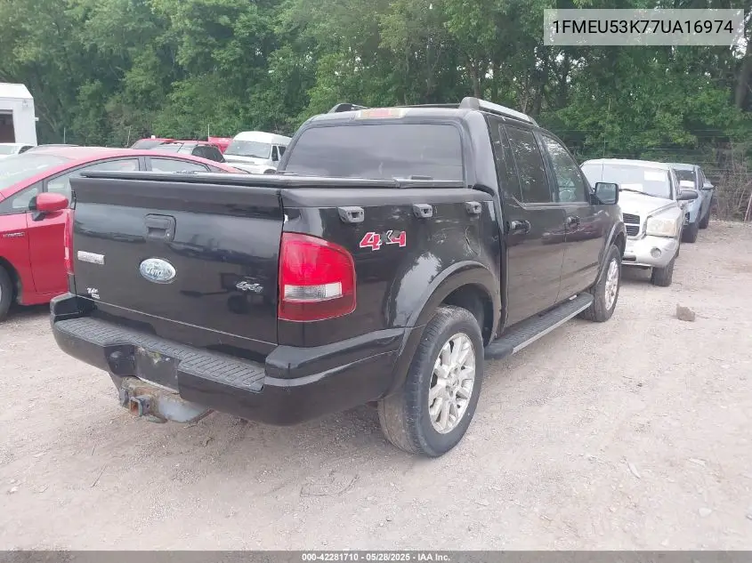 2007 Ford Explorer Sport Trac Limited VIN: 1FMEU53K77UA16974 Lot: 42281710