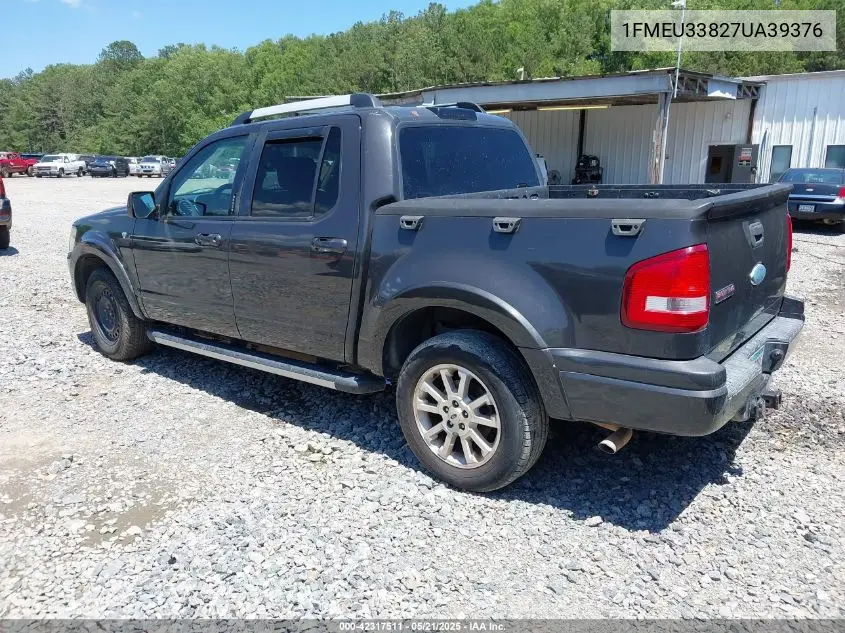 2007 Ford Explorer Sport Trac Limited VIN: 1FMEU33827UA39376 Lot: 42317511
