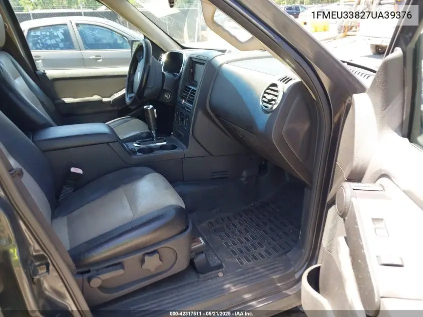 2007 Ford Explorer Sport Trac Limited VIN: 1FMEU33827UA39376 Lot: 42317511