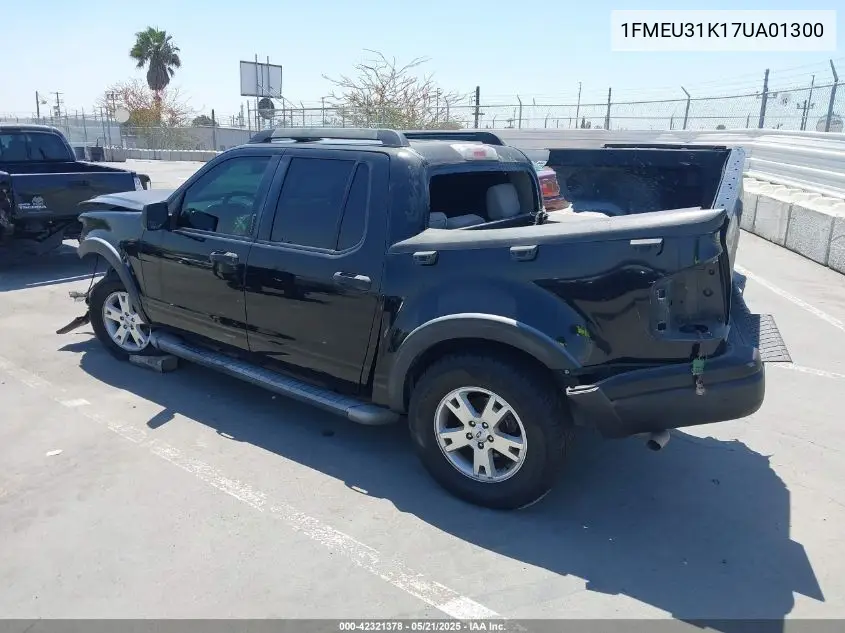 2007 Ford Explorer Sport Trac Xlt VIN: 1FMEU31K17UA01300 Lot: 42321378