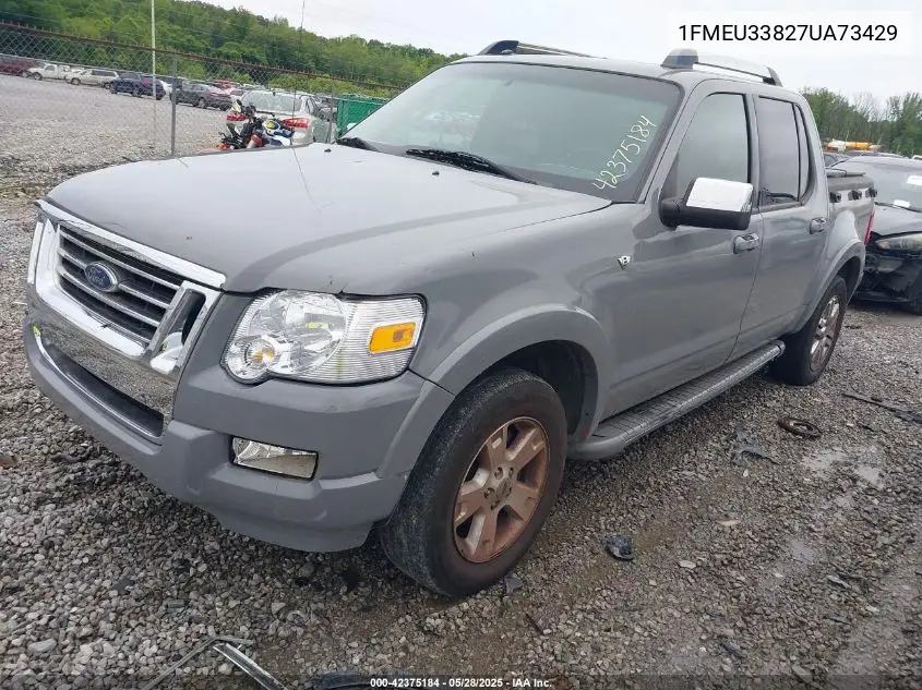 2007 Ford Explorer Sport Trac Limited VIN: 1FMEU33827UA73429 Lot: 42375184
