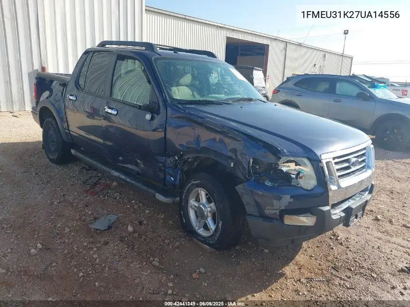 2007 Ford Explorer Sport Trac Xlt VIN: 1FMEU31K27UA14556 Lot: 42441349