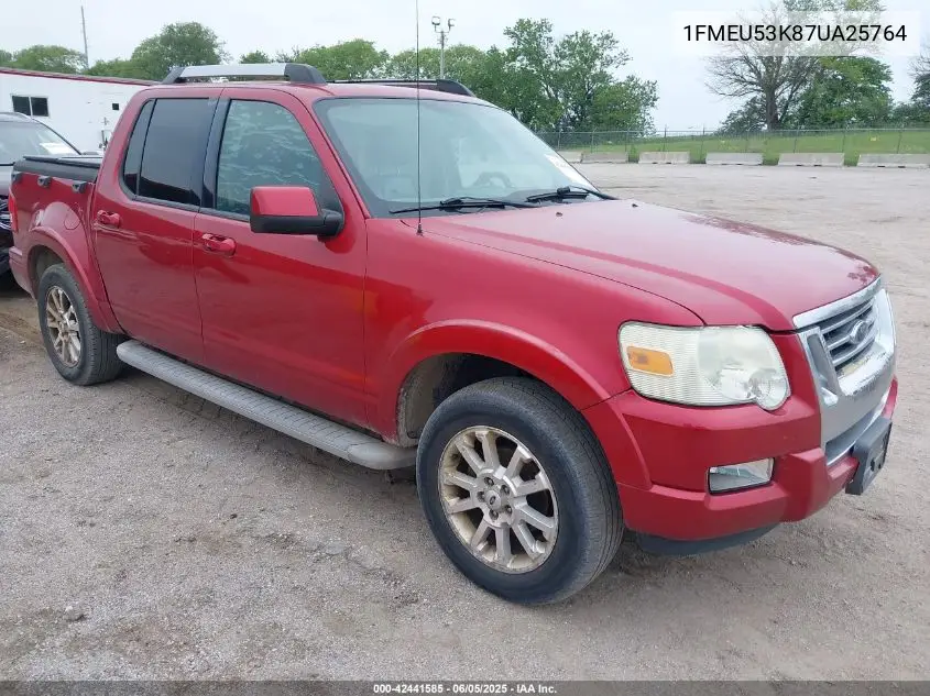 2007 Ford Explorer Sport Trac Limited VIN: 1FMEU53K87UA25764 Lot: 42441585