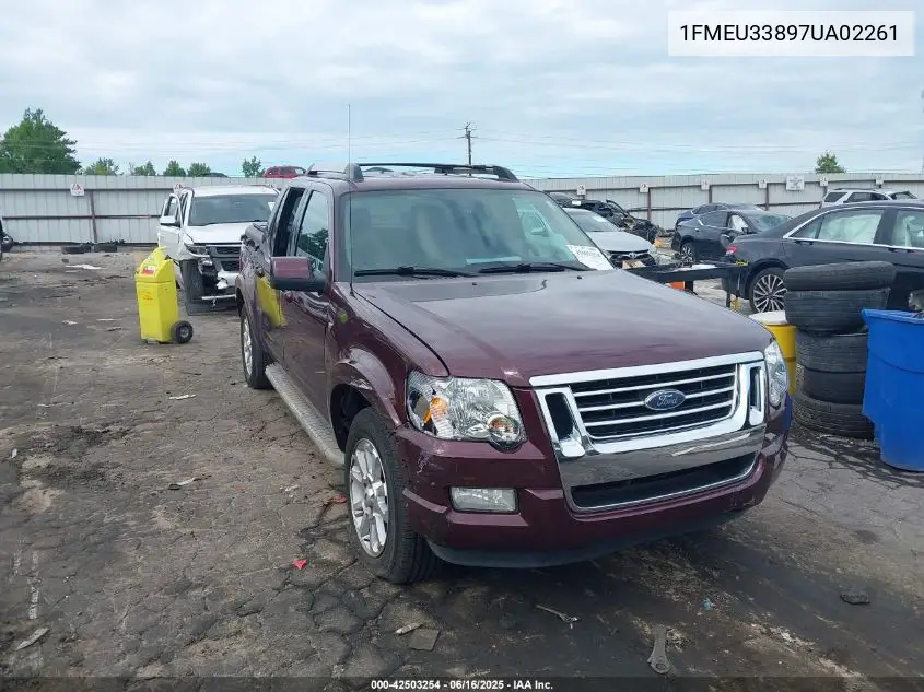 2007 Ford Explorer Sport Trac Limited VIN: 1FMEU33897UA02261 Lot: 42503254