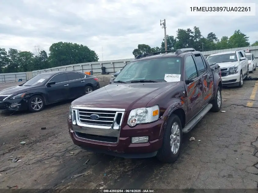 2007 Ford Explorer Sport Trac Limited VIN: 1FMEU33897UA02261 Lot: 42503254