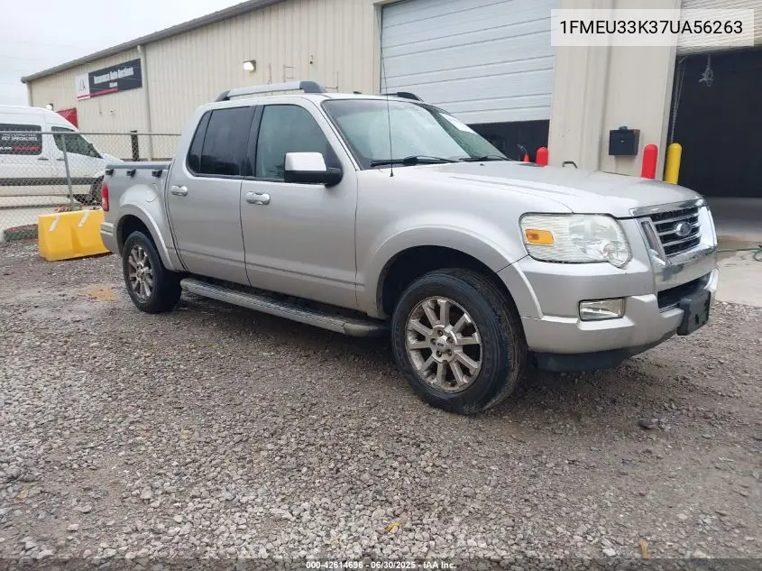2007 Ford Explorer Sport Trac Limited VIN: 1FMEU33K37UA56263 Lot: 42614696