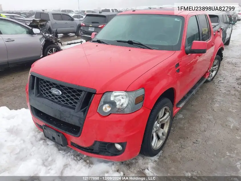 2008 Ford Explorer Sport Trac Limited VIN: 1FMEU23898UA82799 Lot: 12177850