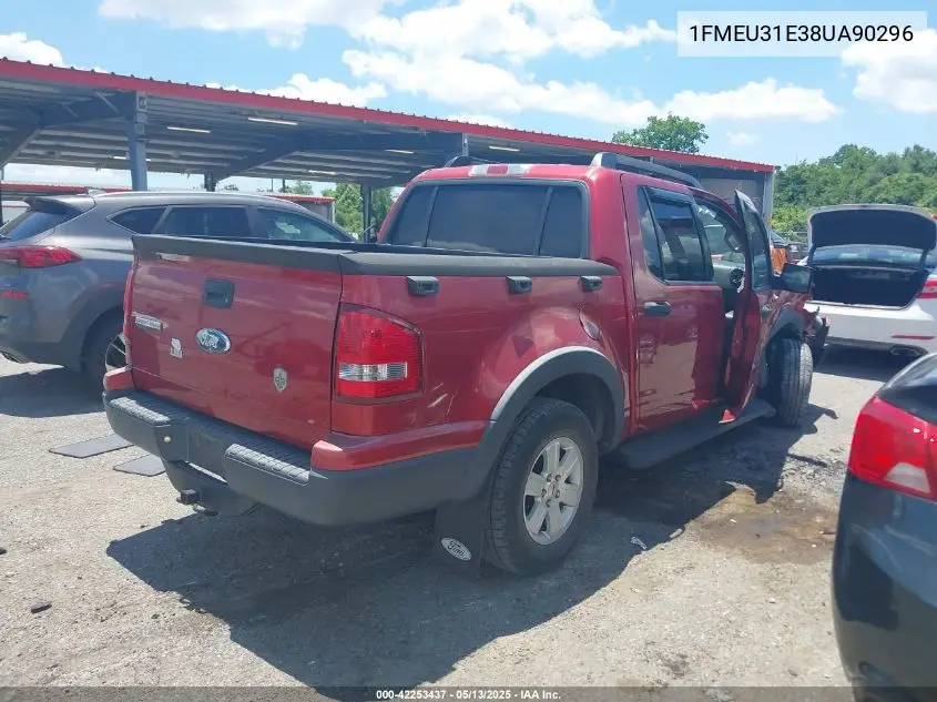 2008 Ford Explorer Sport Trac Xlt VIN: 1FMEU31E38UA90296 Lot: 42253437