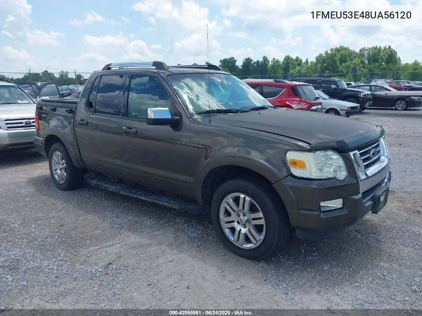 2008 Ford Explorer Sport Trac Limited VIN: 1FMEU53E48UA56120 Lot: 42565561