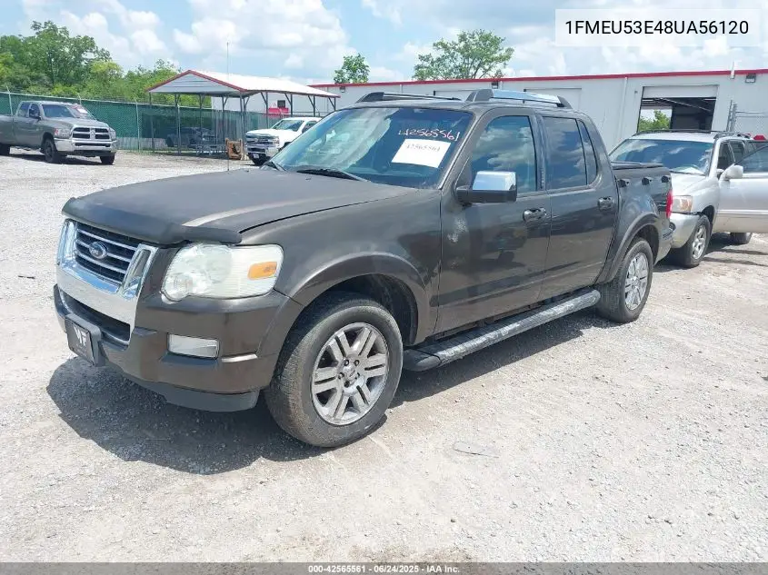 2008 Ford Explorer Sport Trac Limited VIN: 1FMEU53E48UA56120 Lot: 42565561