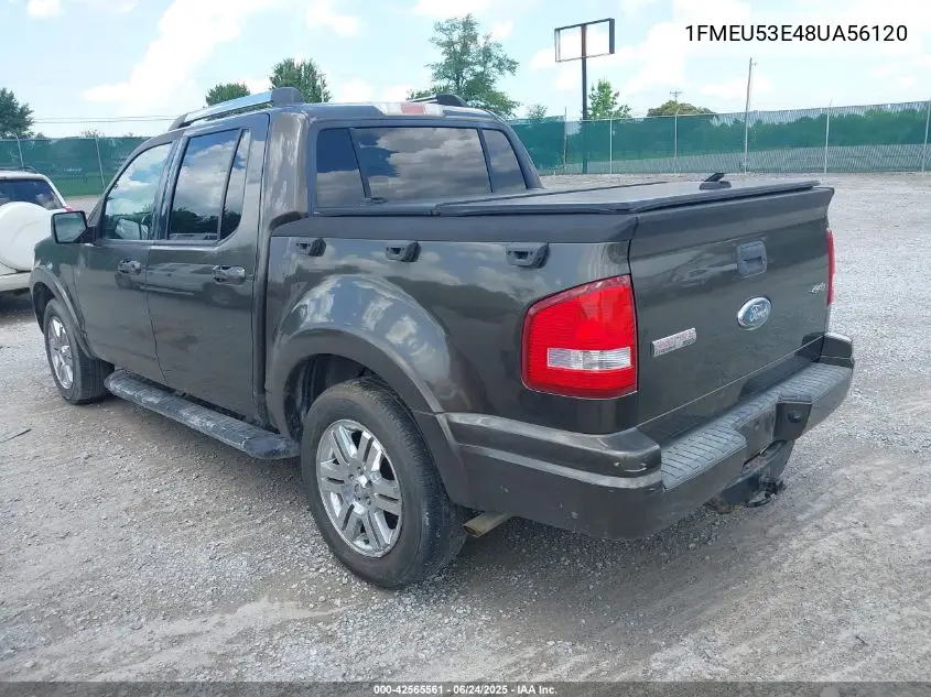 2008 Ford Explorer Sport Trac Limited VIN: 1FMEU53E48UA56120 Lot: 42565561