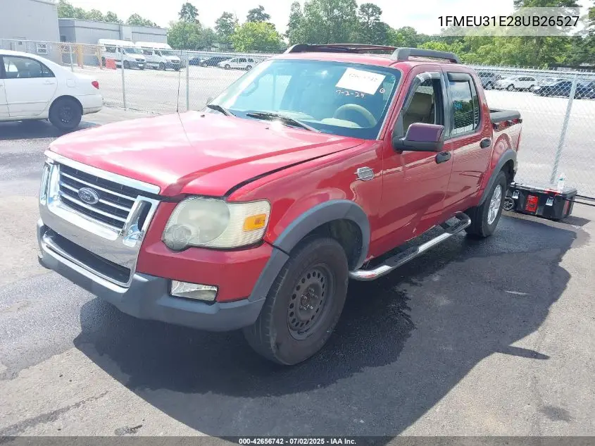 2008 Ford Explorer Sport Trac Xlt VIN: 1FMEU31E28UB26527 Lot: 42656742
