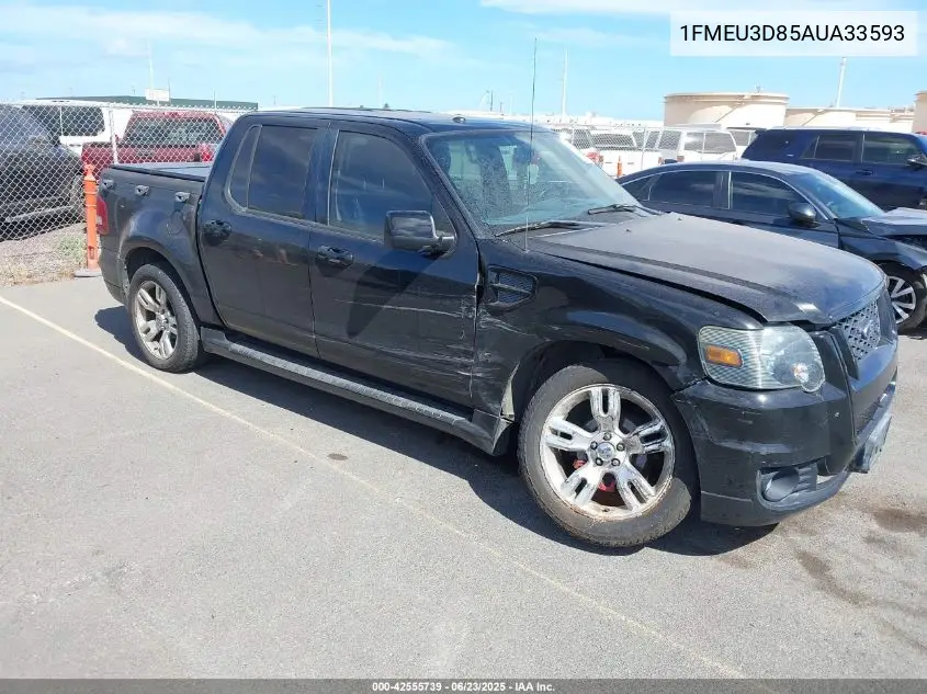 2010 Ford Explorer Sport Trac Limited VIN: 1FMEU3D85AUA33593 Lot: 42555739