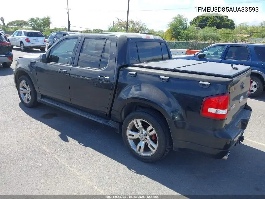 2010 Ford Explorer Sport Trac Limited VIN: 1FMEU3D85AUA33593 Lot: 42555739
