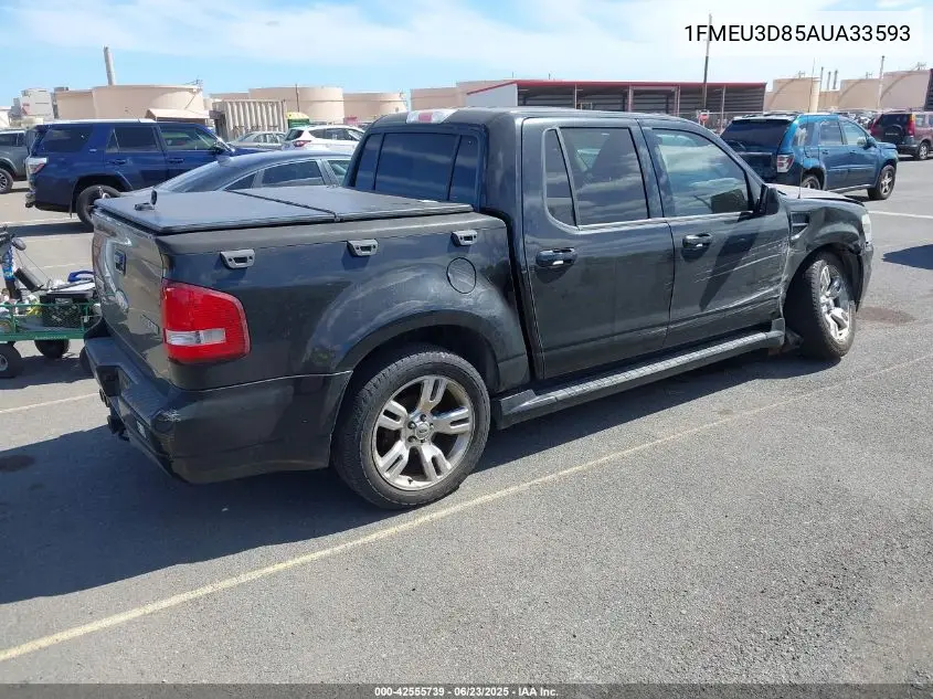 2010 Ford Explorer Sport Trac Limited VIN: 1FMEU3D85AUA33593 Lot: 42555739