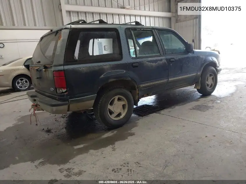 1991 Ford Explorer VIN: 1FMDU32X8MUD10375 Lot: 42606686