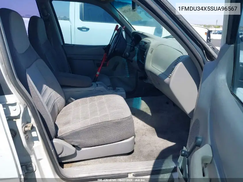 1995 Ford Explorer VIN: 1FMDU34X5SUA96567 Lot: 42616709