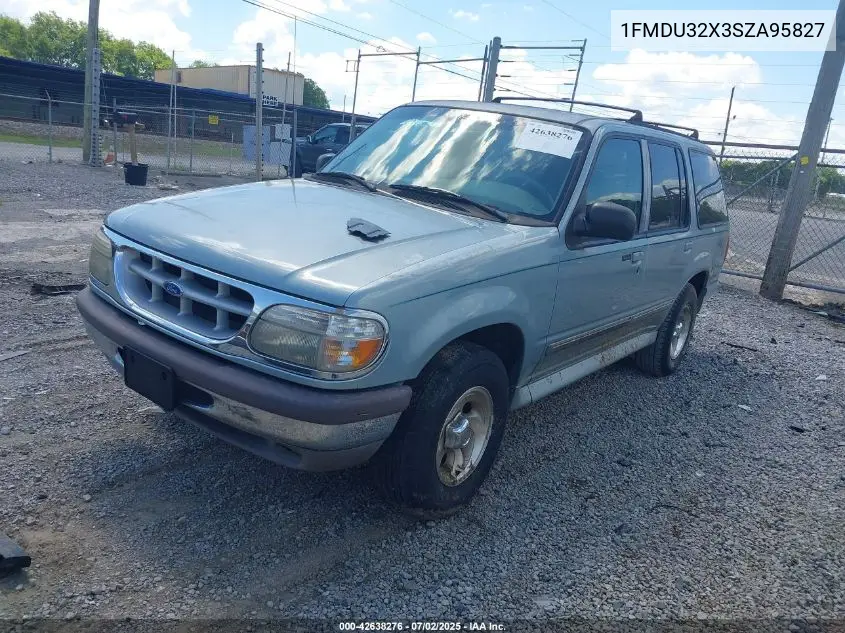 1995 Ford Explorer VIN: 1FMDU32X3SZA95827 Lot: 42638276