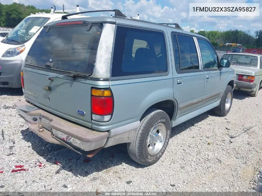 1995 Ford Explorer VIN: 1FMDU32X3SZA95827 Lot: 42638276
