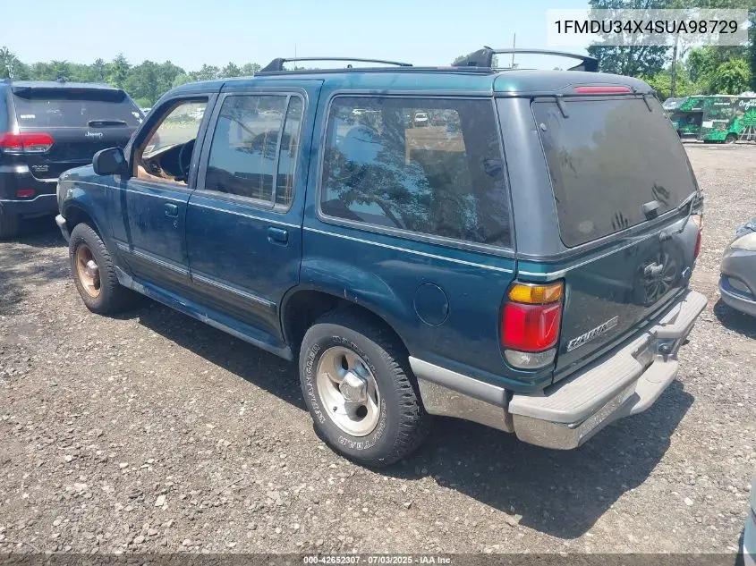 1995 Ford Explorer VIN: 1FMDU34X4SUA98729 Lot: 42652307