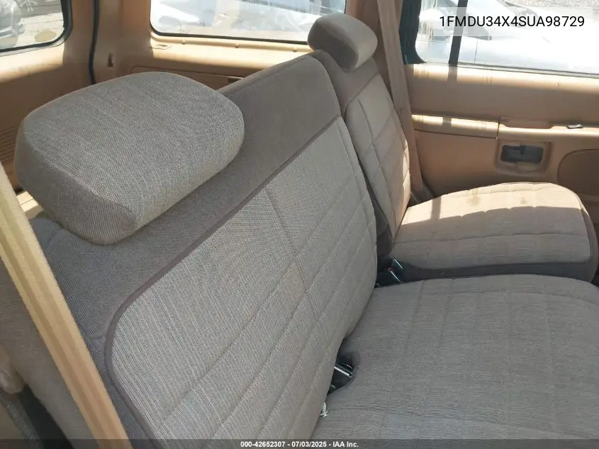 1995 Ford Explorer VIN: 1FMDU34X4SUA98729 Lot: 42652307