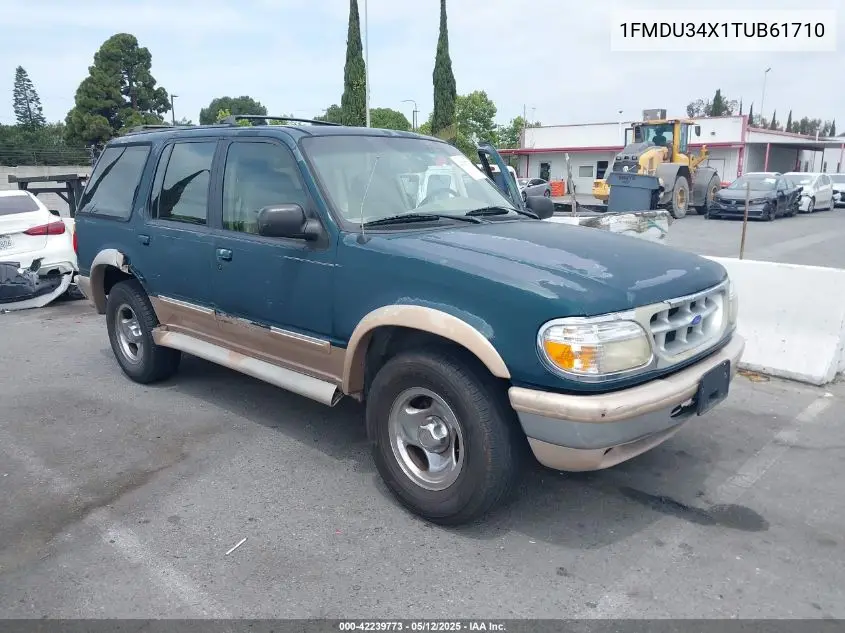 1996 Ford Explorer VIN: 1FMDU34X1TUB61710 Lot: 42239773