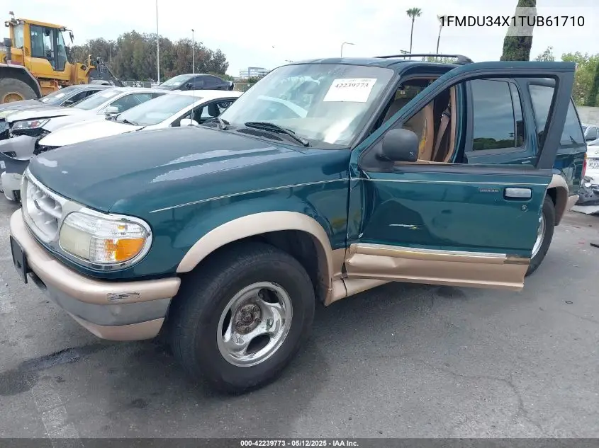 1996 Ford Explorer VIN: 1FMDU34X1TUB61710 Lot: 42239773