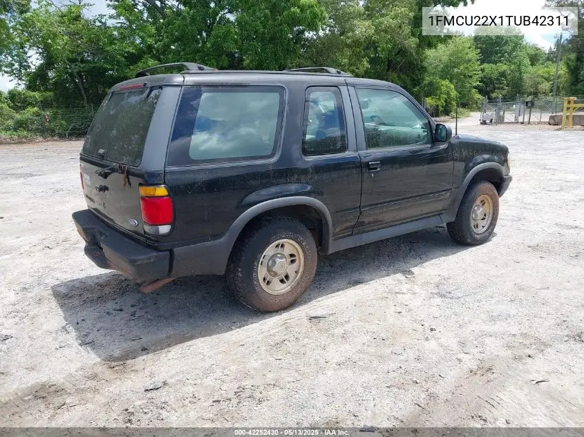 1996 Ford Explorer VIN: 1FMCU22X1TUB42311 Lot: 42252430