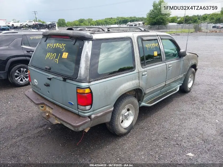 1996 Ford Explorer VIN: 1FMDU32X4TZA63759 Lot: 42544025