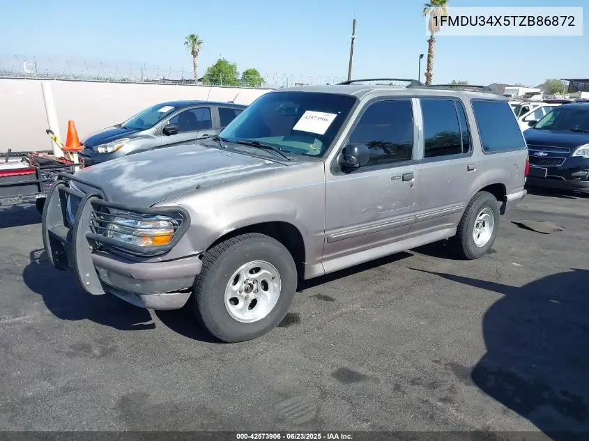1996 Ford Explorer VIN: 1FMDU34X5TZB86872 Lot: 42573906