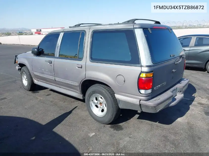 1996 Ford Explorer VIN: 1FMDU34X5TZB86872 Lot: 42573906