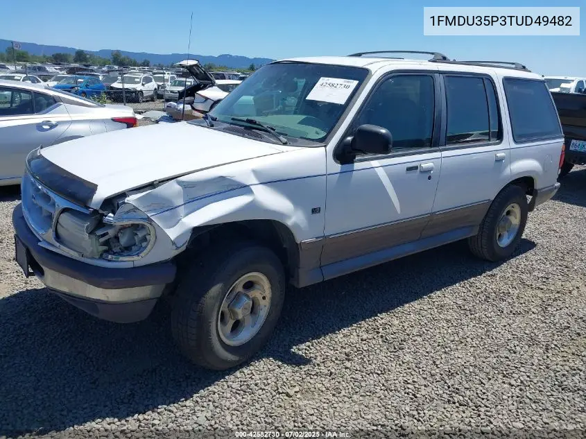 1996 Ford Explorer VIN: 1FMDU35P3TUD49482 Lot: 42582730