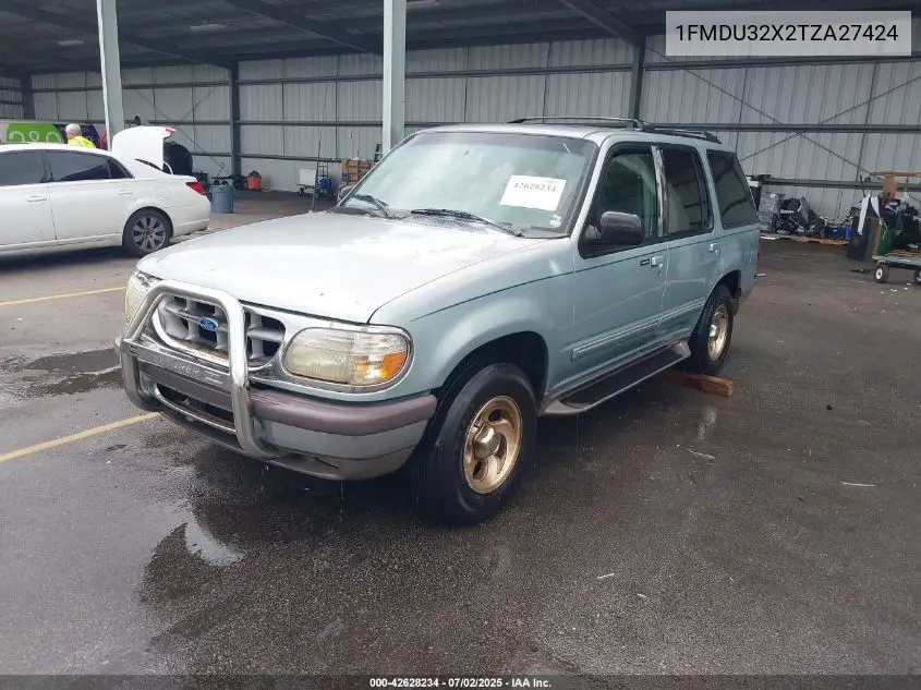 1996 Ford Explorer VIN: 1FMDU32X2TZA27424 Lot: 42628234