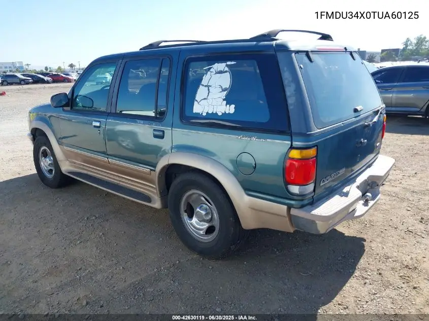 1996 Ford Explorer VIN: 1FMDU34X0TUA60125 Lot: 42630119