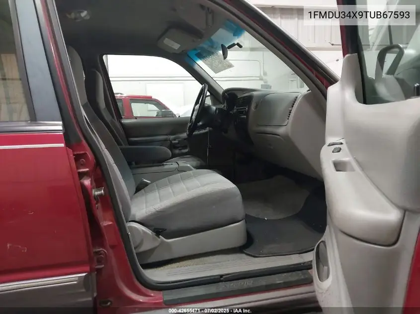 1996 Ford Explorer VIN: 1FMDU34X9TUB67593 Lot: 42655471