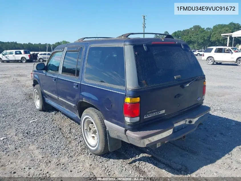 1997 Ford Explorer Eddie Bauer/Limited/Xl/Xlt VIN: 1FMDU34E9VUC91672 Lot: 42273914