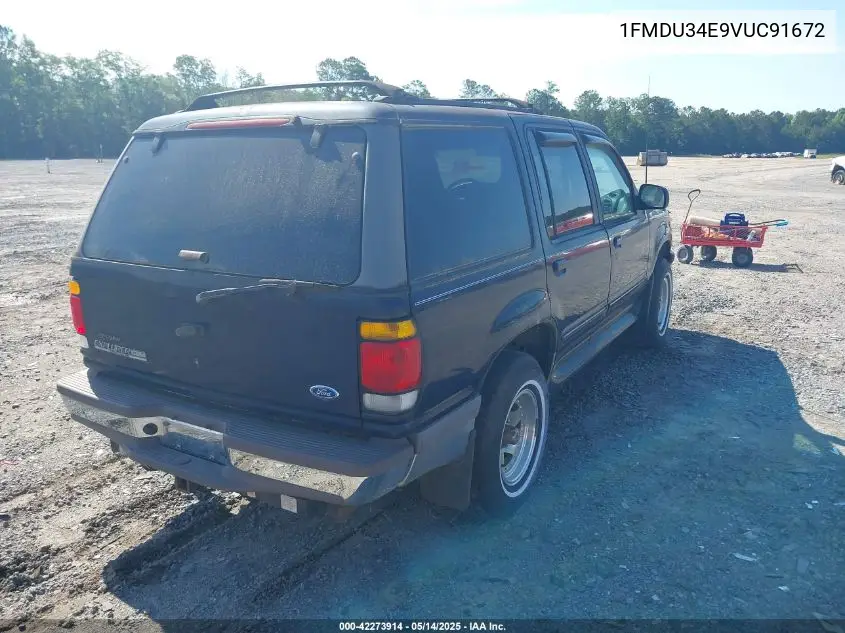 1997 Ford Explorer Eddie Bauer/Limited/Xl/Xlt VIN: 1FMDU34E9VUC91672 Lot: 42273914