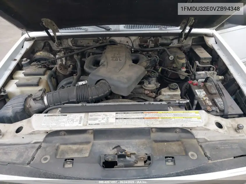 1997 Ford Explorer Eddie Bauer/Limited/Xl/Xlt VIN: 1FMDU32E0VZB94348 Lot: 42574997