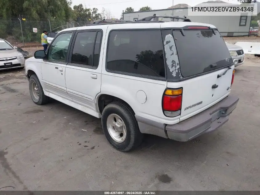 1997 Ford Explorer Eddie Bauer/Limited/Xl/Xlt VIN: 1FMDU32E0VZB94348 Lot: 42574997