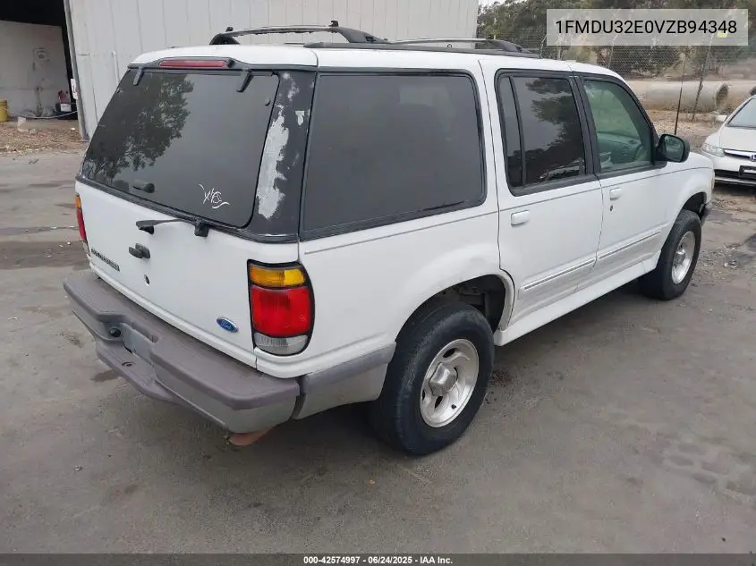 1997 Ford Explorer Eddie Bauer/Limited/Xl/Xlt VIN: 1FMDU32E0VZB94348 Lot: 42574997