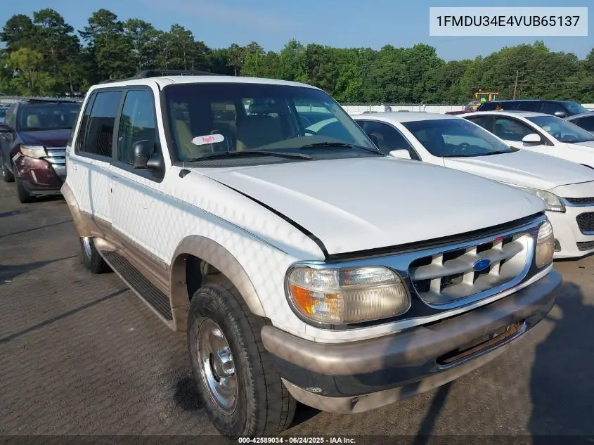 1997 Ford Explorer Eddie Bauer/Limited/Xl/Xlt VIN: 1FMDU34E4VUB65137 Lot: 42589034