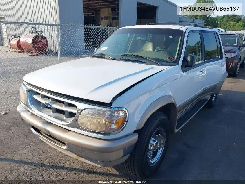 1997 Ford Explorer Eddie Bauer/Limited/Xl/Xlt VIN: 1FMDU34E4VUB65137 Lot: 42589034