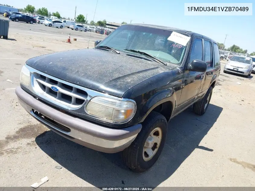 1997 Ford Explorer Eddie Bauer/Limited/Xl/Xlt VIN: 1FMDU34E1VZB70489 Lot: 42610172