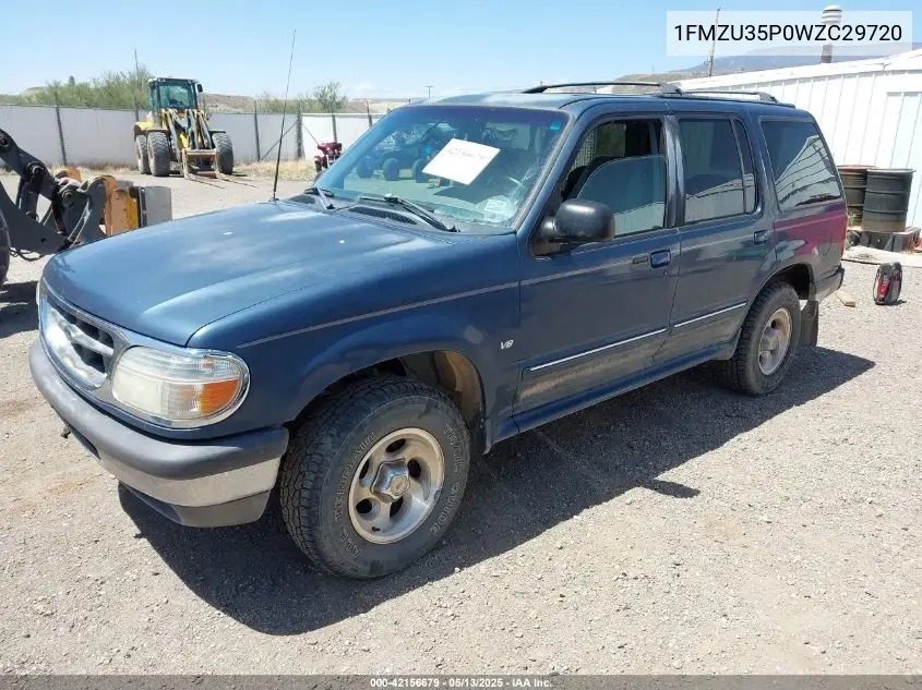 1998 Ford Explorer Eddie Bauer/Limited/Xlt VIN: 1FMZU35P0WZC29720 Lot: 42156679