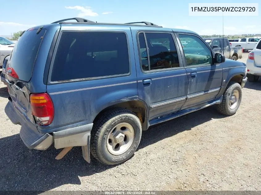 1998 Ford Explorer Eddie Bauer/Limited/Xlt VIN: 1FMZU35P0WZC29720 Lot: 42156679
